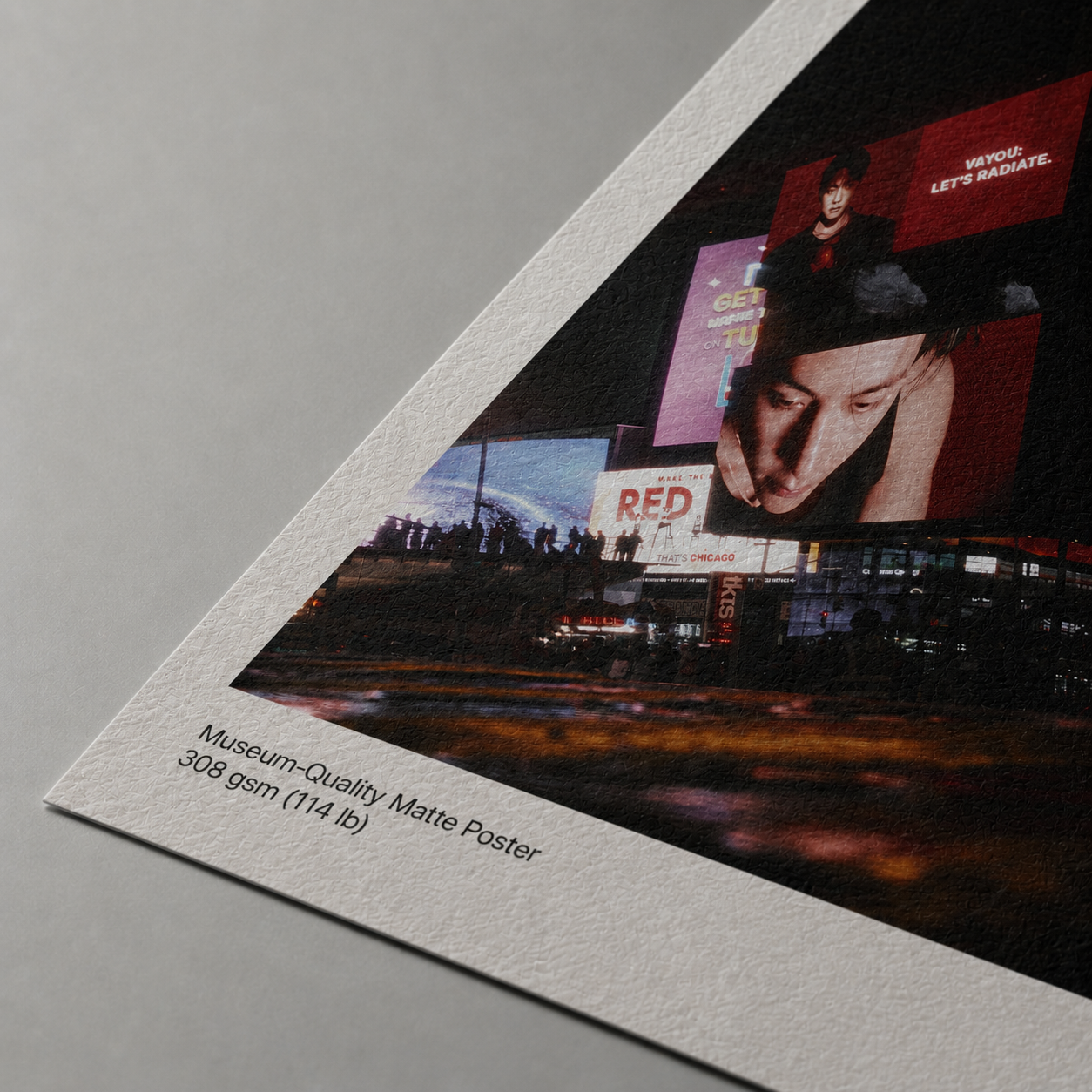 Museum-Quality Matte Poster - Times Square