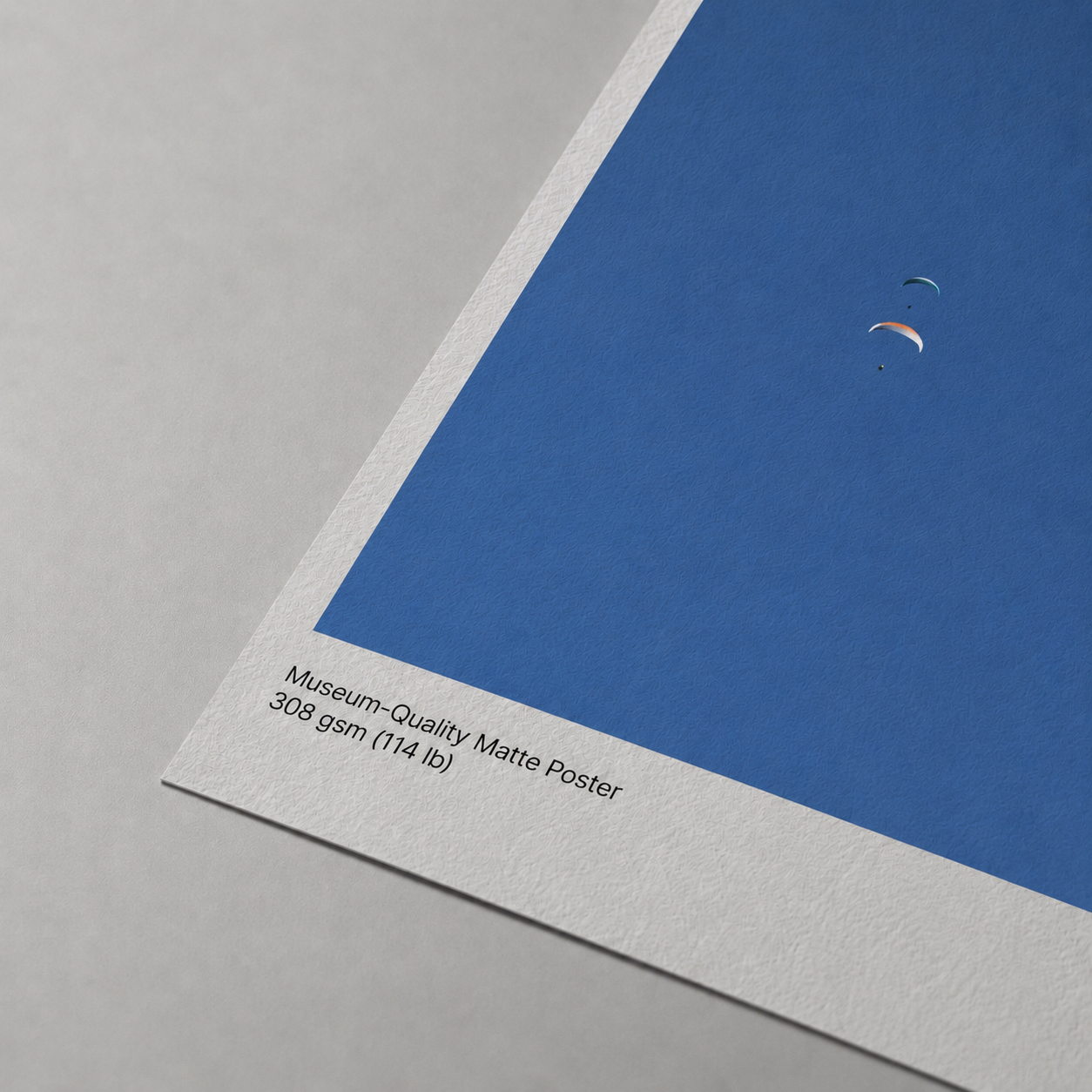 Museum-Quality Matte Poster - Blue